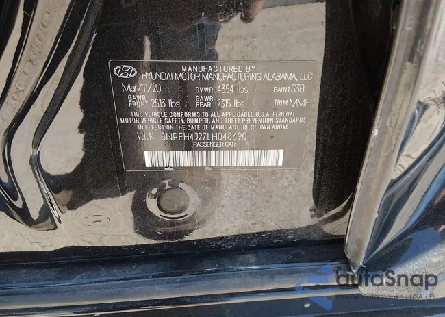 5NPEH4J27LH048690: 44491036