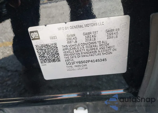 1G1FY6S02P4145345: 44491127