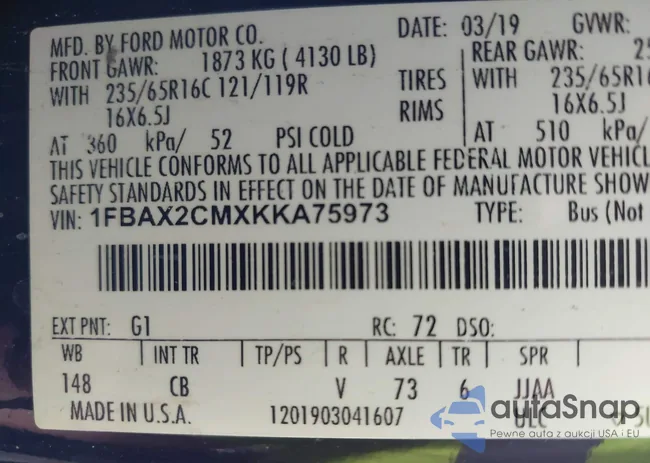 1FBAX2CMXKKA75973: 44491222