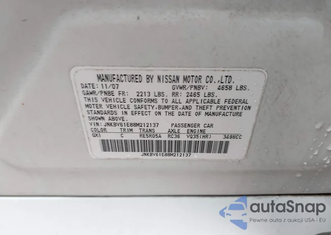 JNKBV61E88M212137: 44491289