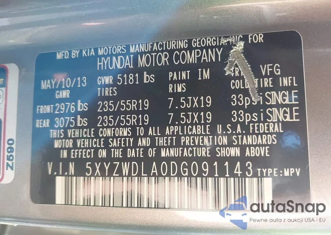 5XYZWDLA0DG091143: 44490534