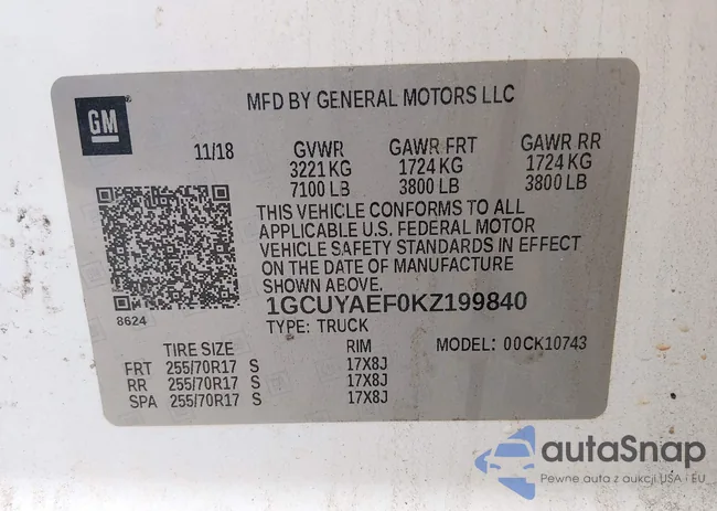 1GCUYAEF0KZ199840: 44490639