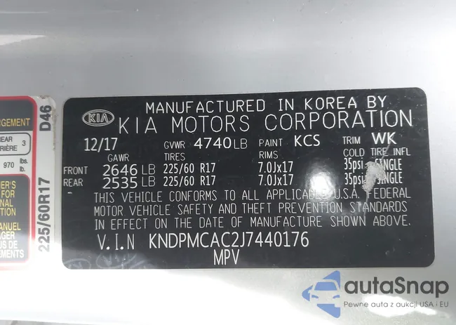 KNDPMCAC2J7440176: 44491716