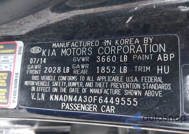 KNADN4A30F6449555: 44491989