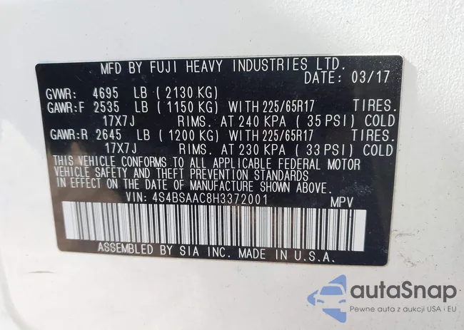 4S4BSAAC8H3372001: 44492006