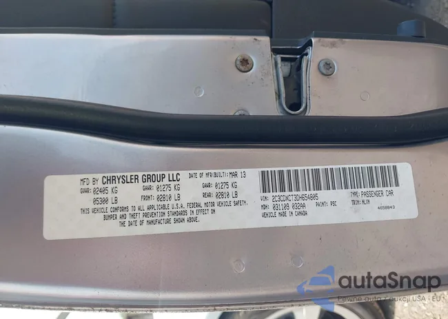 2C3CDXCT3DH654805: 44491452