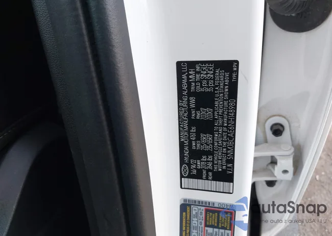 5NMJBCAE6NH148980: 44492709