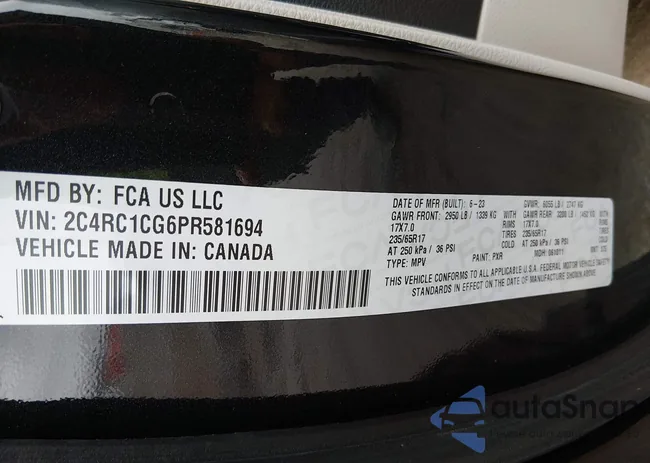 2C4RC1CG6PR581694: 44492717