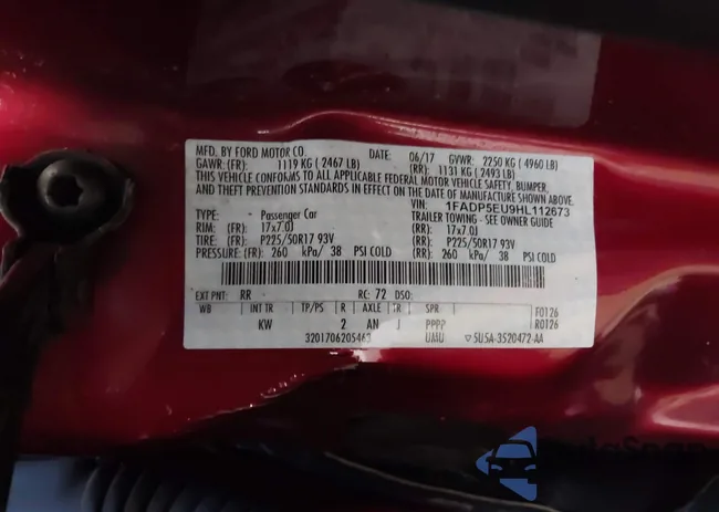 1FADP5EU9HL112673: 44492767