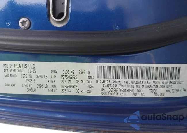 1C6RR6FT0GS189501: 44492807