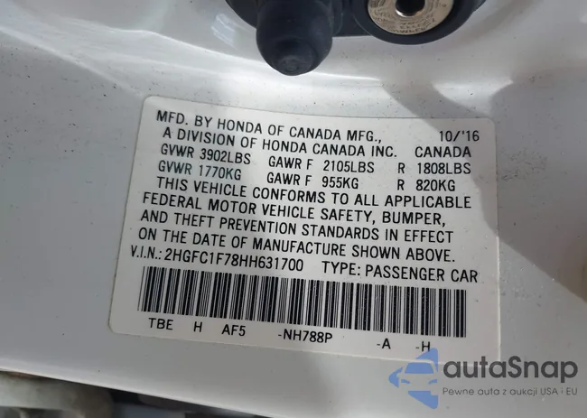 2HGFC1F78HH631700: 44492925