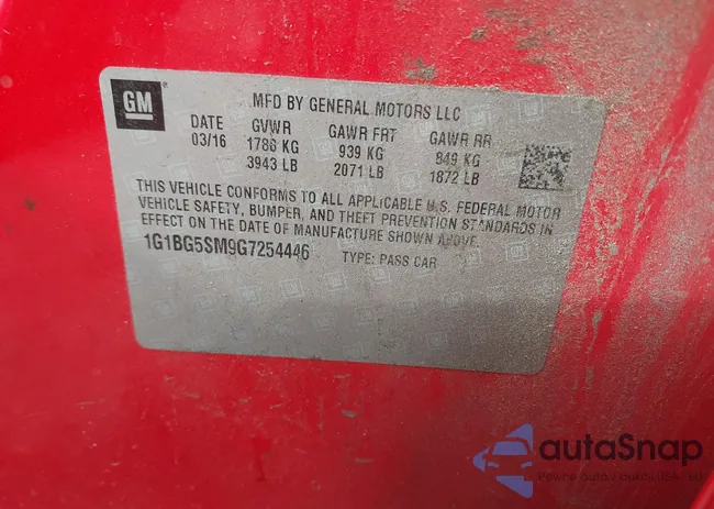 1G1BG5SM9G7254446: 44492955