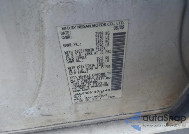 1N6AD07U99C406448: 44493027