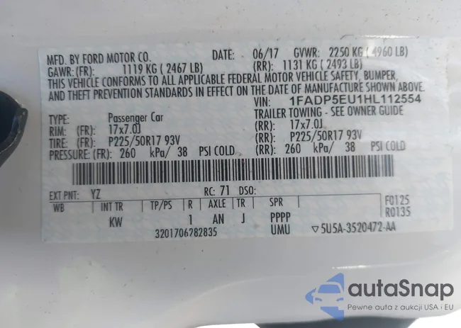 1FADP5EU1HL112554: 44492296