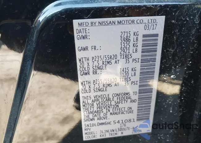 5N1DL0MM6HC541081: 44492566