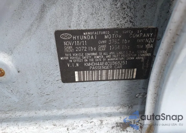 KMHDH4AE4CU368251: 44492587