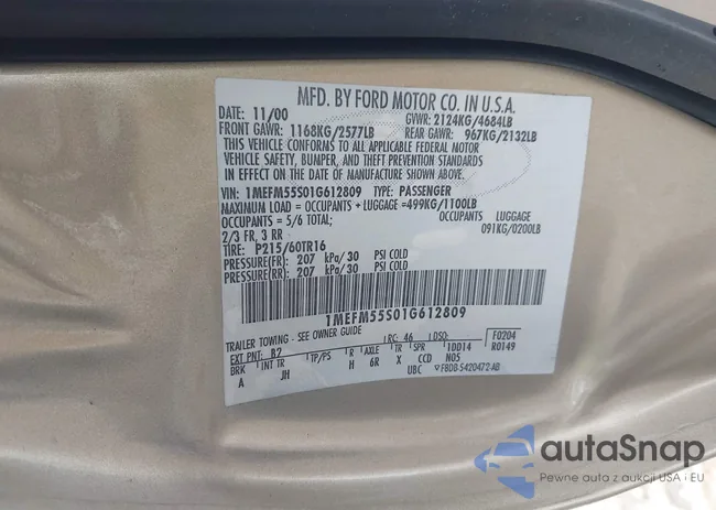 1MEFM55S01G612809: 44492670