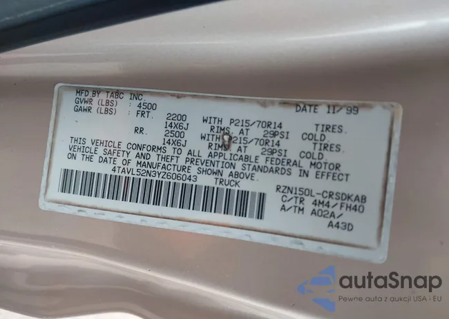 4TAVL52N3YZ606060: 44493699