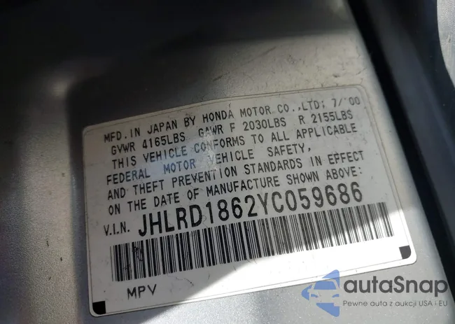 JHLRD1862YC059686: 44493904