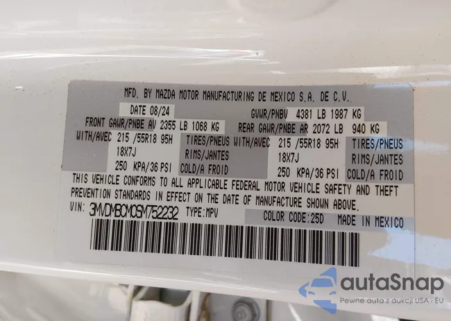 3MVDMBCM0SM752232: 44494056