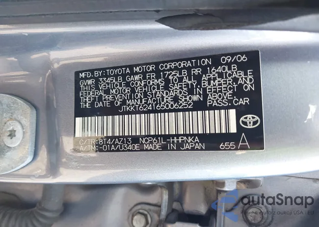 JTKKT624165006252: 44494187