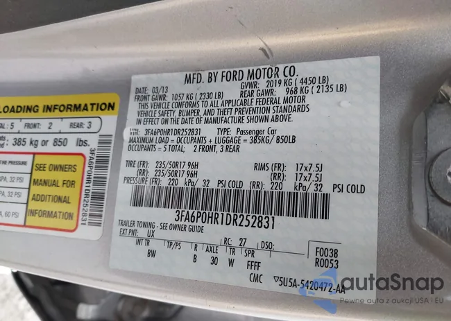 3FA6P0HR1DR252831: 44493340