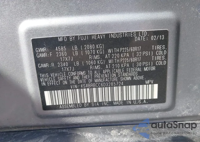 4S4BRBCC6D3285724: 44493386