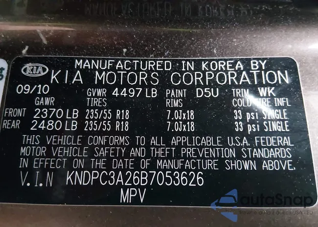 KNDPC3A26B7053626: 44493452