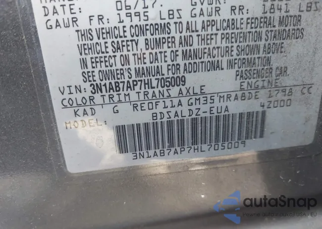 3N1AB7AP7HL705009: 44494941