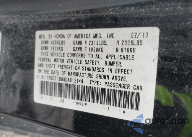 1HGCT1B86DA012149: 44495038