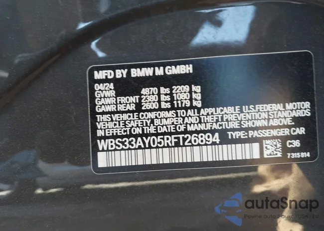 WBS33AY05RFT26894: 44495247