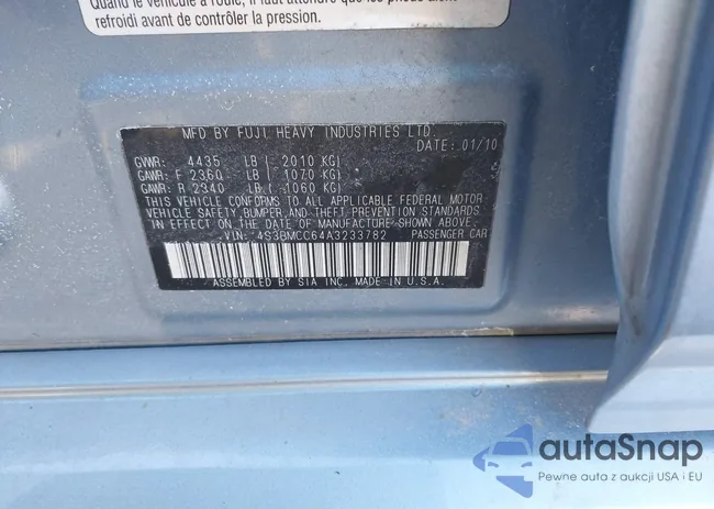 4S3BMCC64A3233782: 44494336