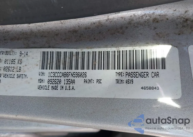 1C3CCCAB6FN596026: 44495677