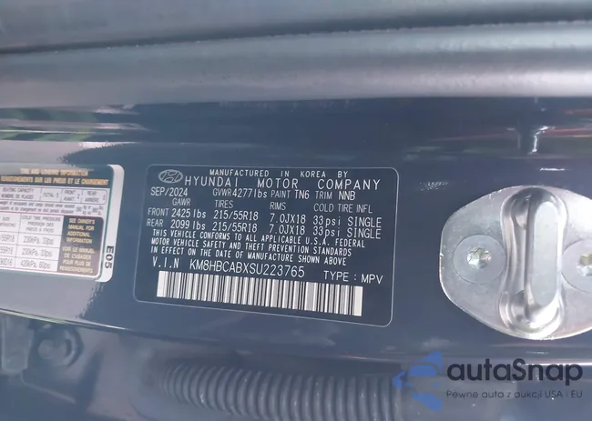 KM8HBCABXSU223765: 44495688