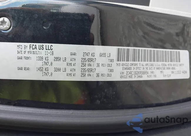 2C4RC1BG2KR588054: 44495838