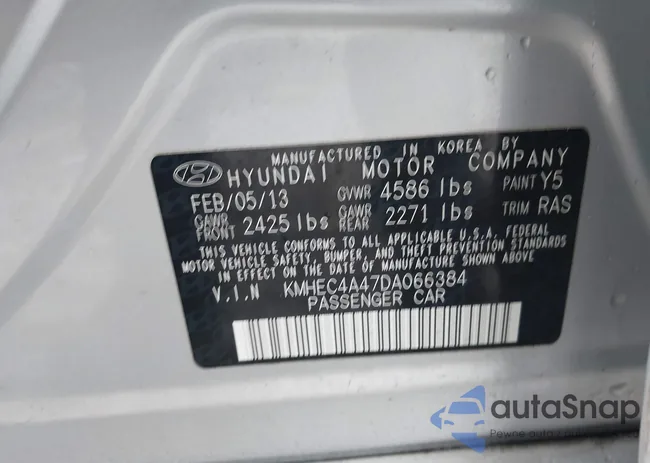 KMHEC4A47DA066384: 44496089