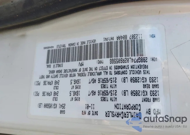 2B8GP74L02R605566: 44496107