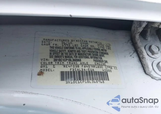 3N1BC1CP1BL368968: 44496267