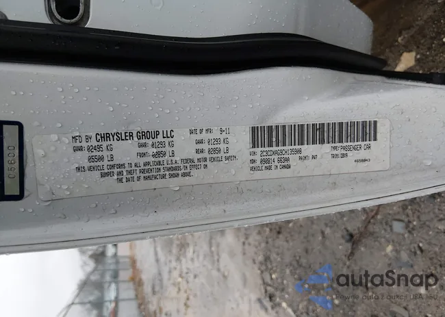 2C3CDXAG9CH135908: 44495291