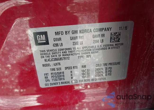 KL4CJCSB6GB579112: 44495495