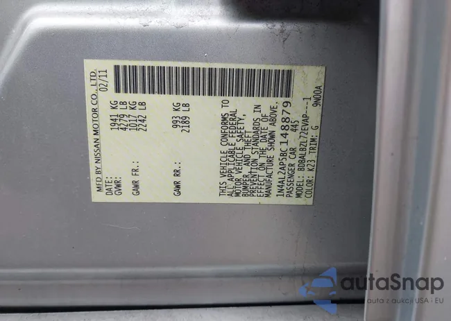 1N4AL2AP5BC148879: 44495561