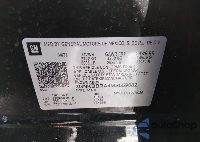 3GNKBBRA4MS559082: 44495636