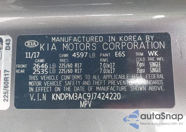 KNDPM3AC9J7424220: 44496897