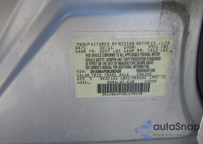 3N1AB6AP5BL692438: 44497090