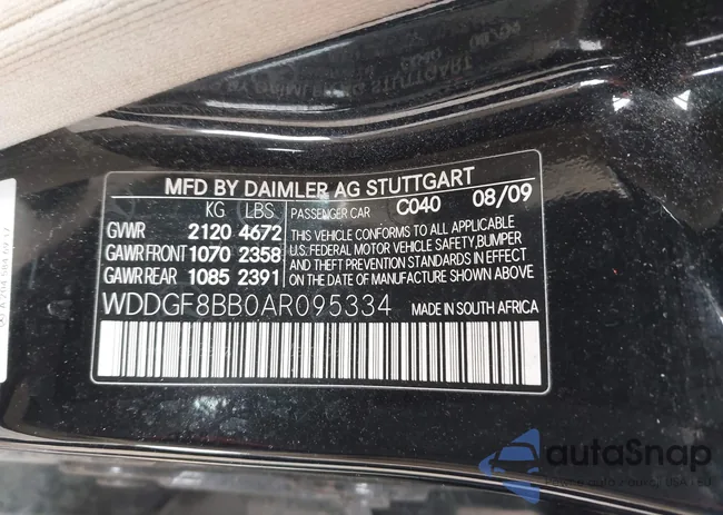 WDDGF8BB0AR095334: 44497134