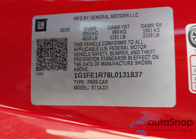 1G1FE1R78L0131837: 44497145