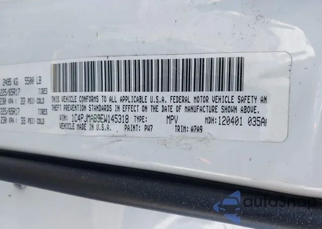 1C4PJMAB9EW145318: 44497229