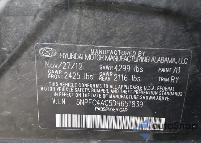 5NPEC4AC5DH651839: 44496478