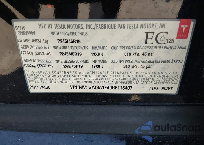 5YJSA1E40GF118407: 44496569