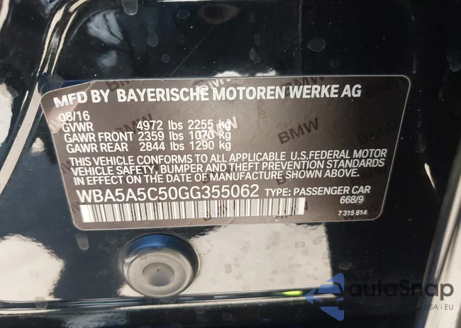 WBA5A5C50GG355062: 44497768